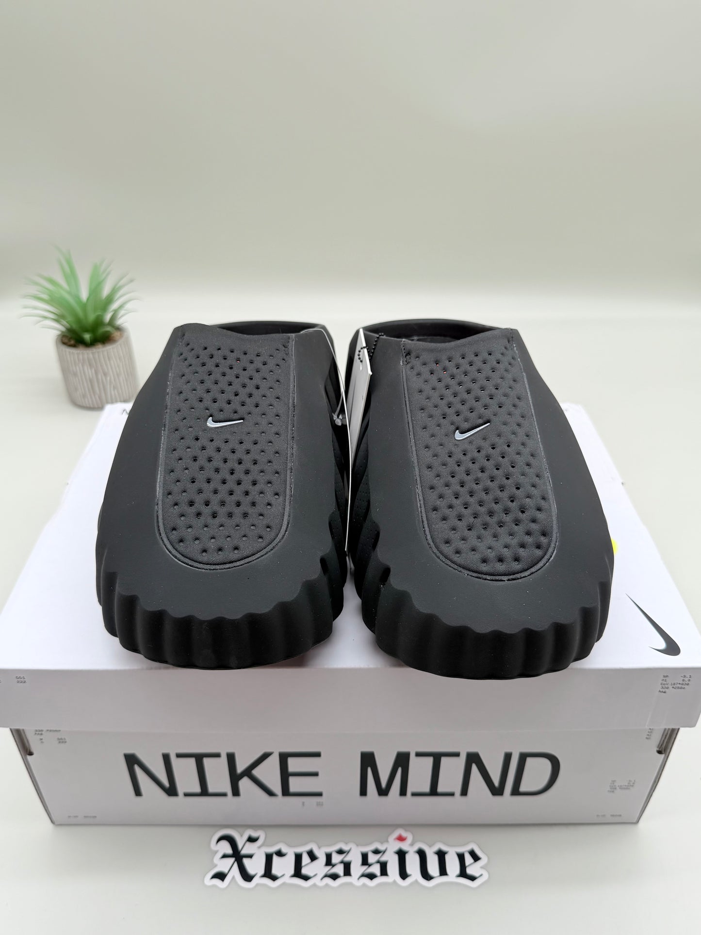Nike Mind 001 Slide Black Chrome