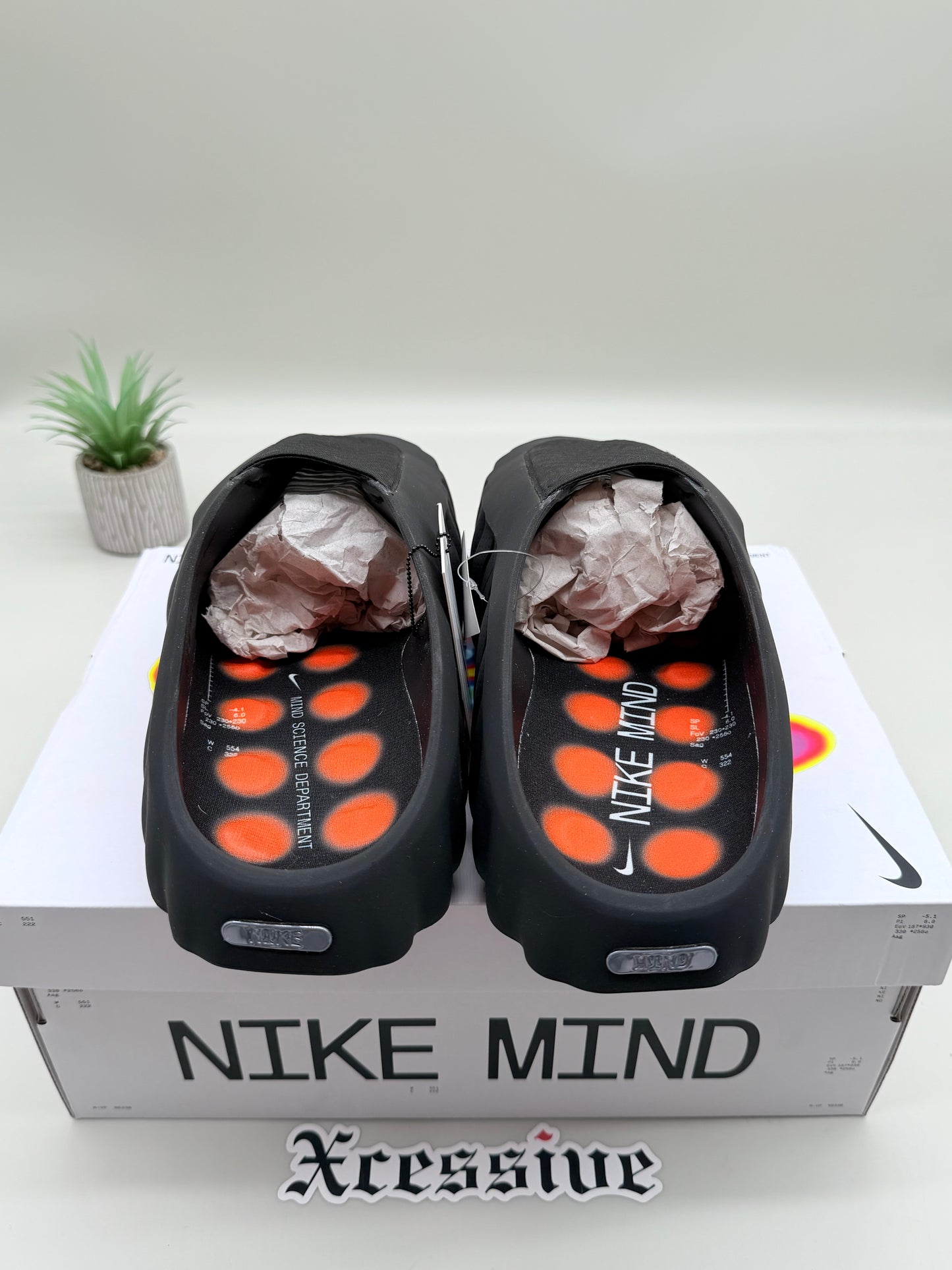 Nike Mind 001 Slide Black Chrome