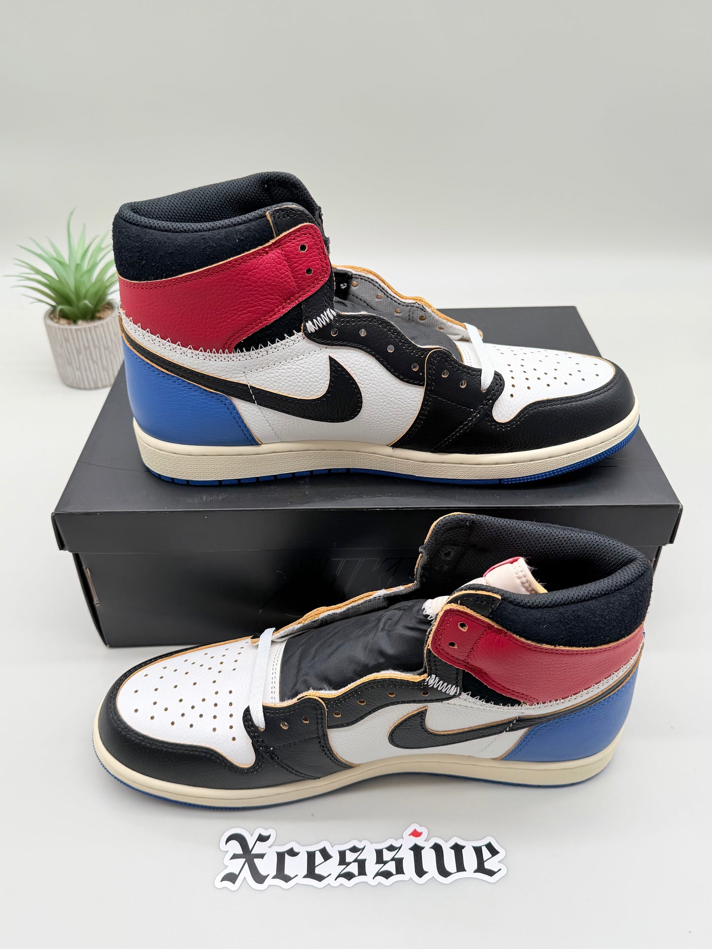 Jordan 1 Union Fragment Varsity Red
