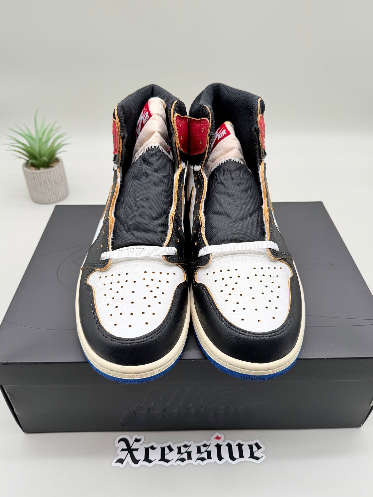 Jordan 1 Union Fragment Varsity Red