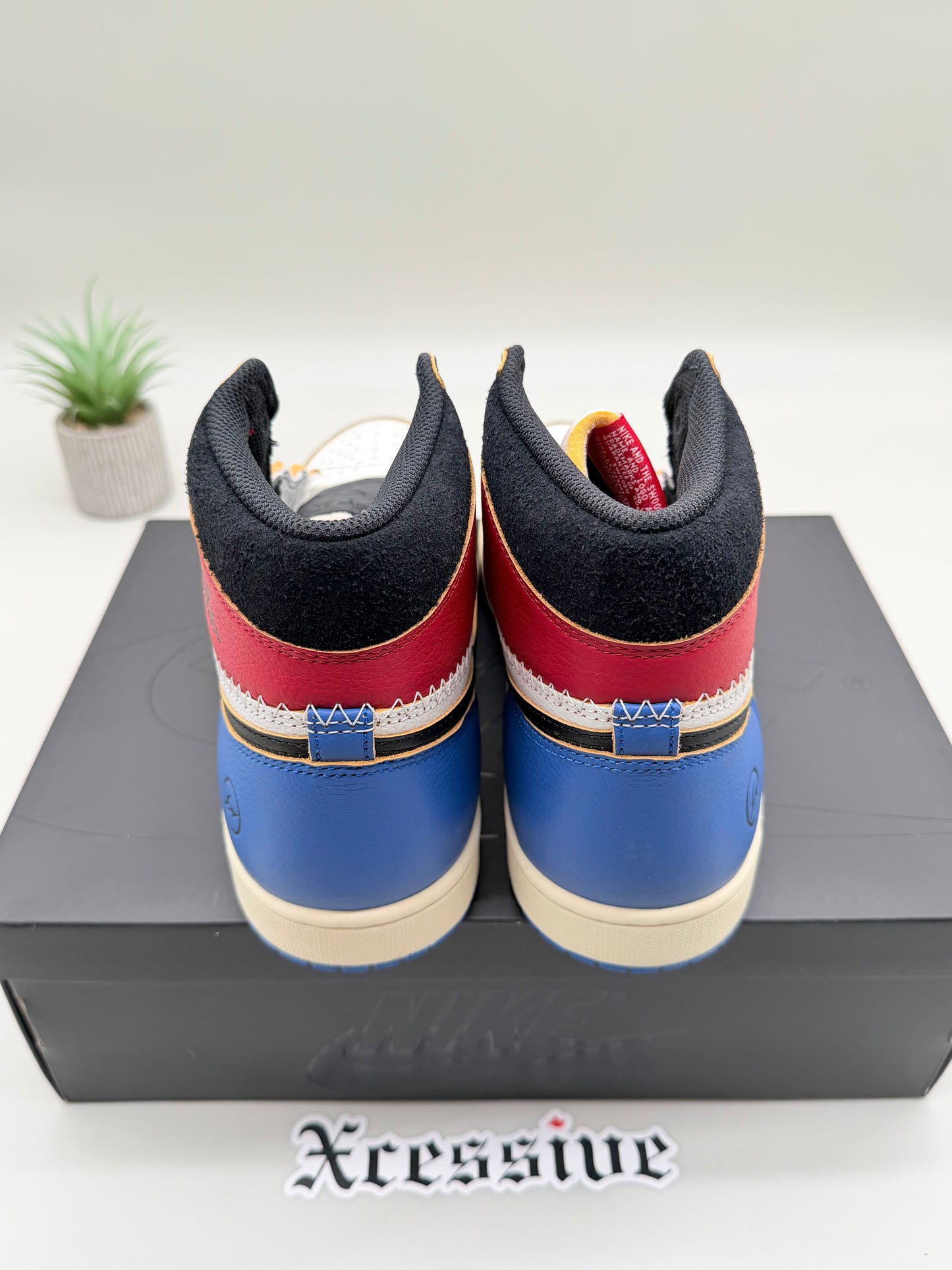 Jordan 1 Union Fragment Varsity Red
