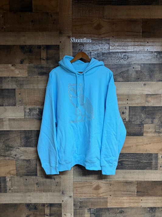Drake OVO Iceman Hoodie Ice Blue