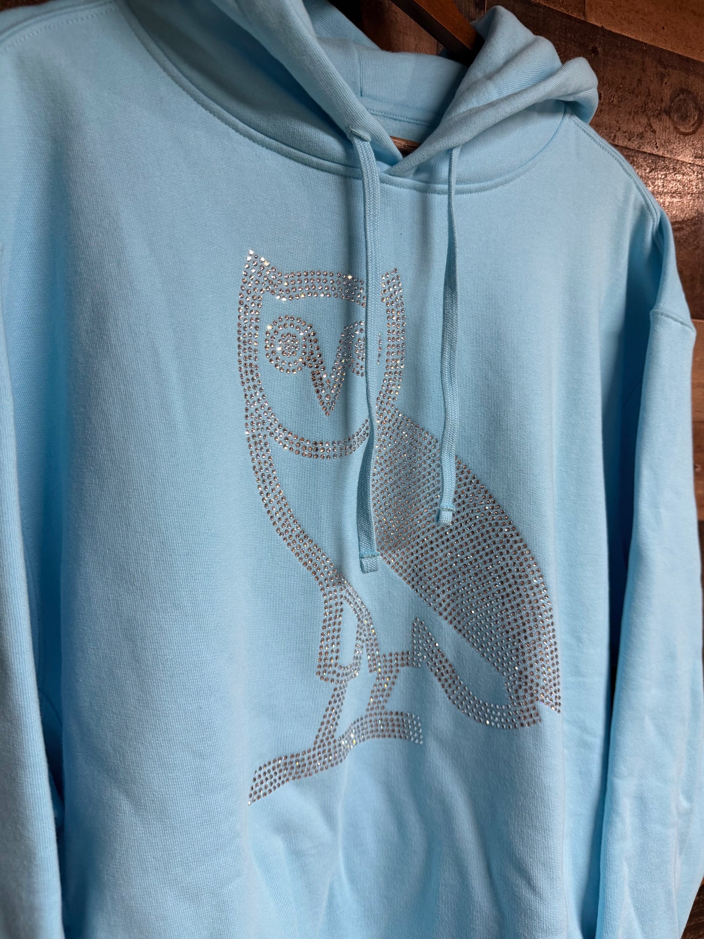Drake OVO Iceman Hoodie Ice Blue