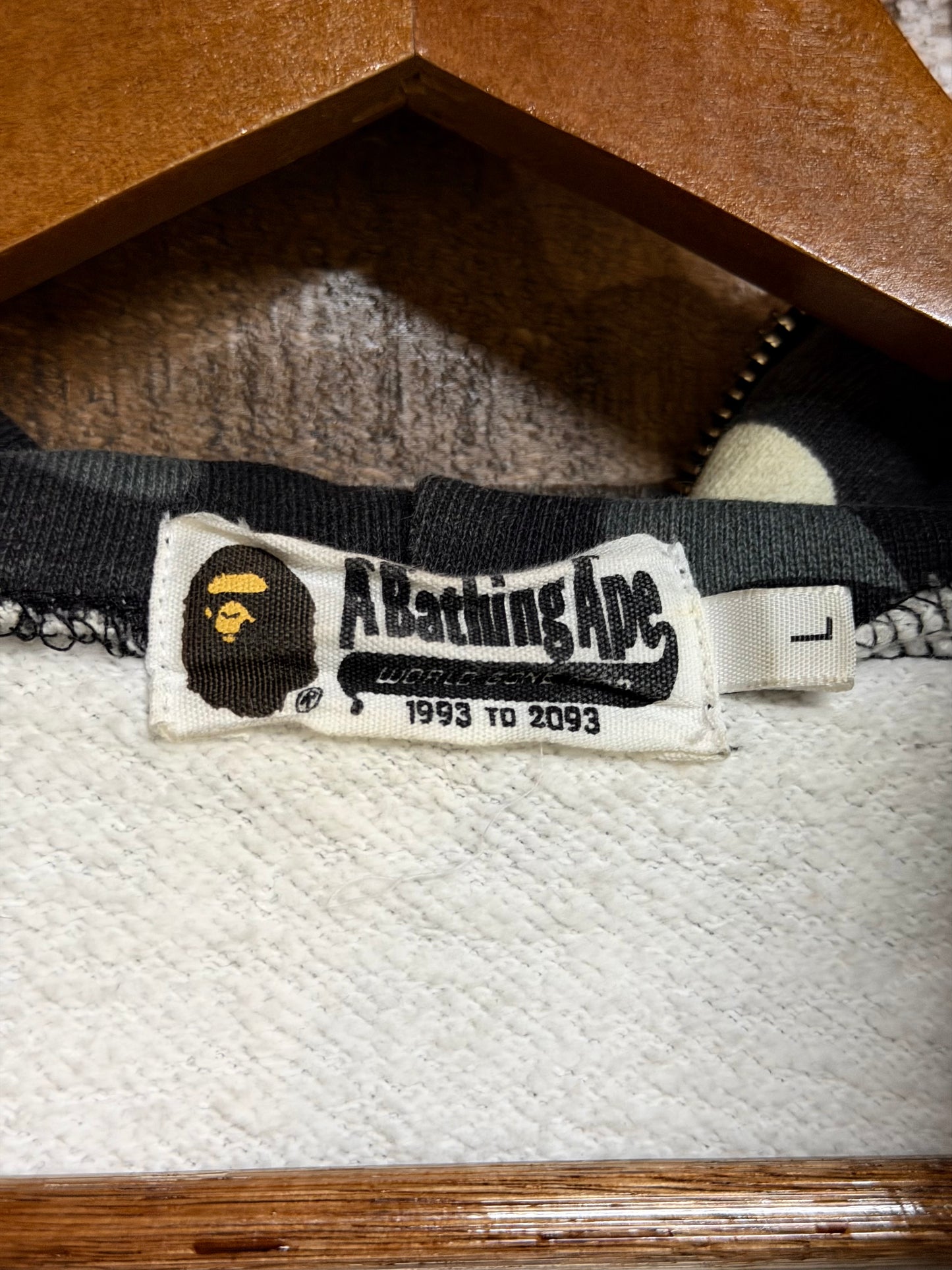 Bape Black City Camo Full-Zip Shark Hoodie
