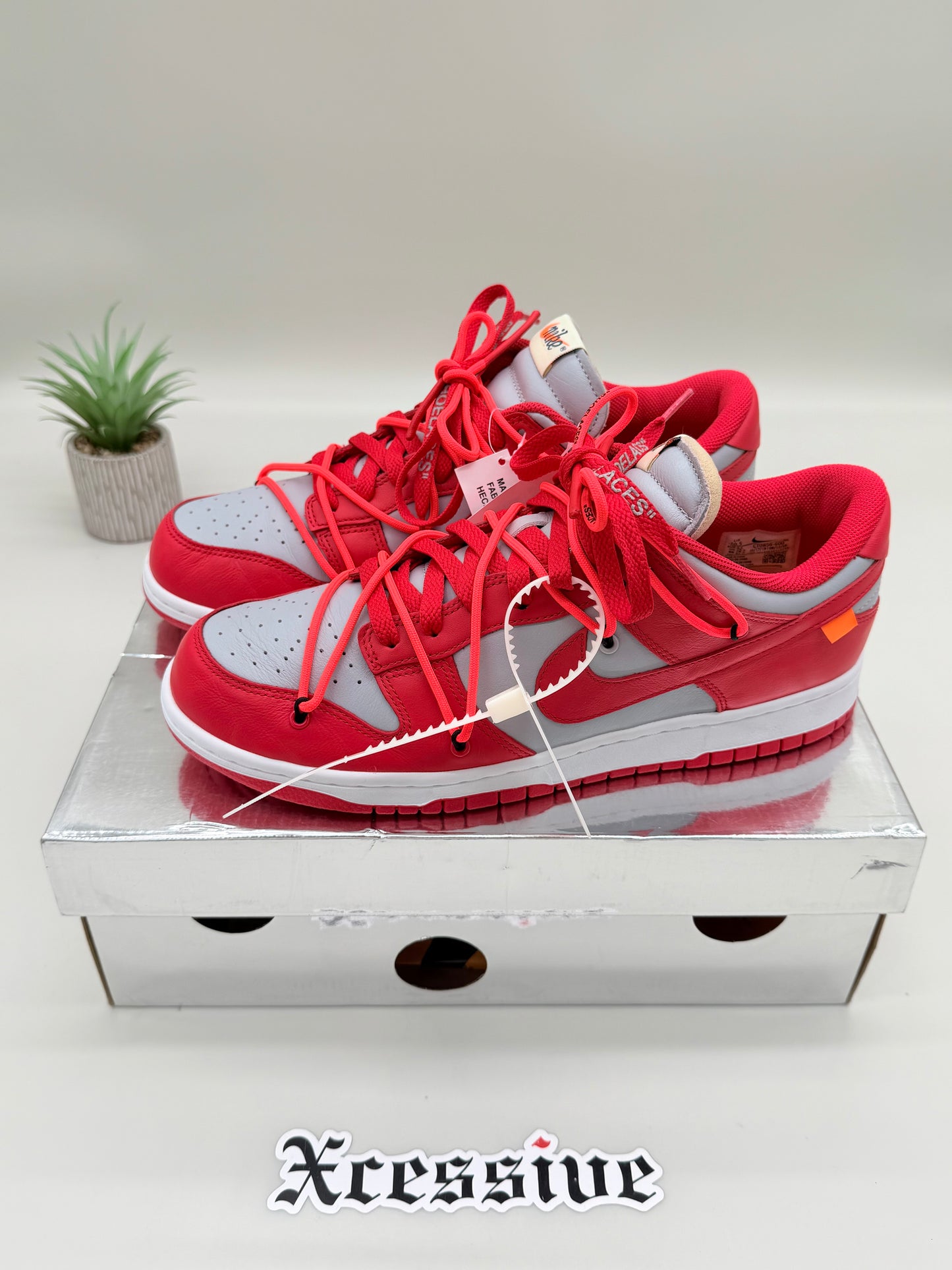 Off-White Nike Dunk Low University Red