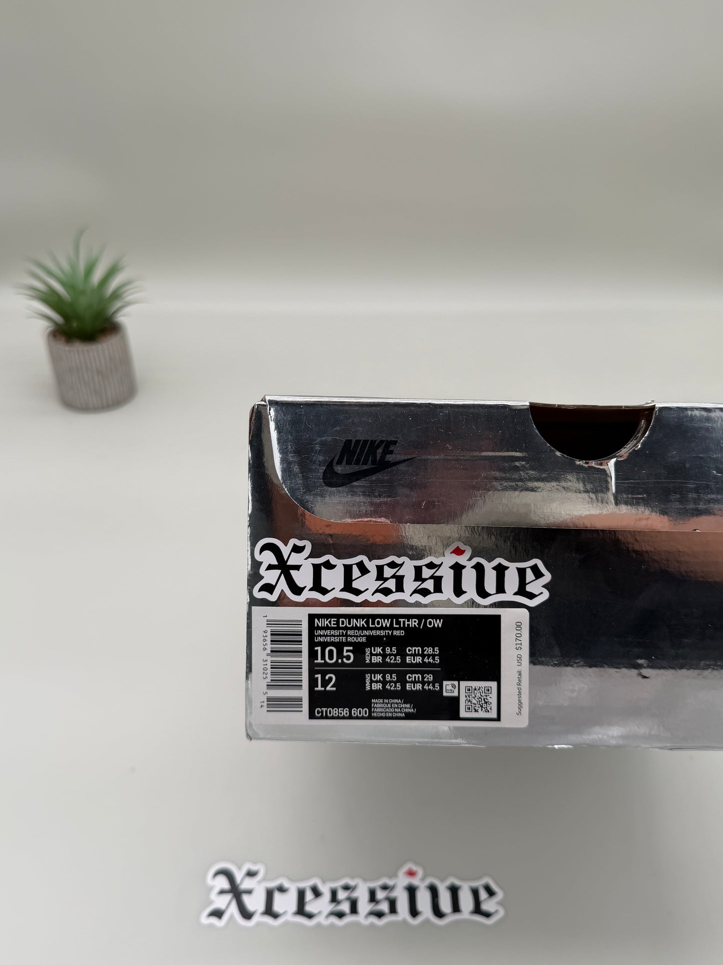 Off-White Nike Dunk Low University Red