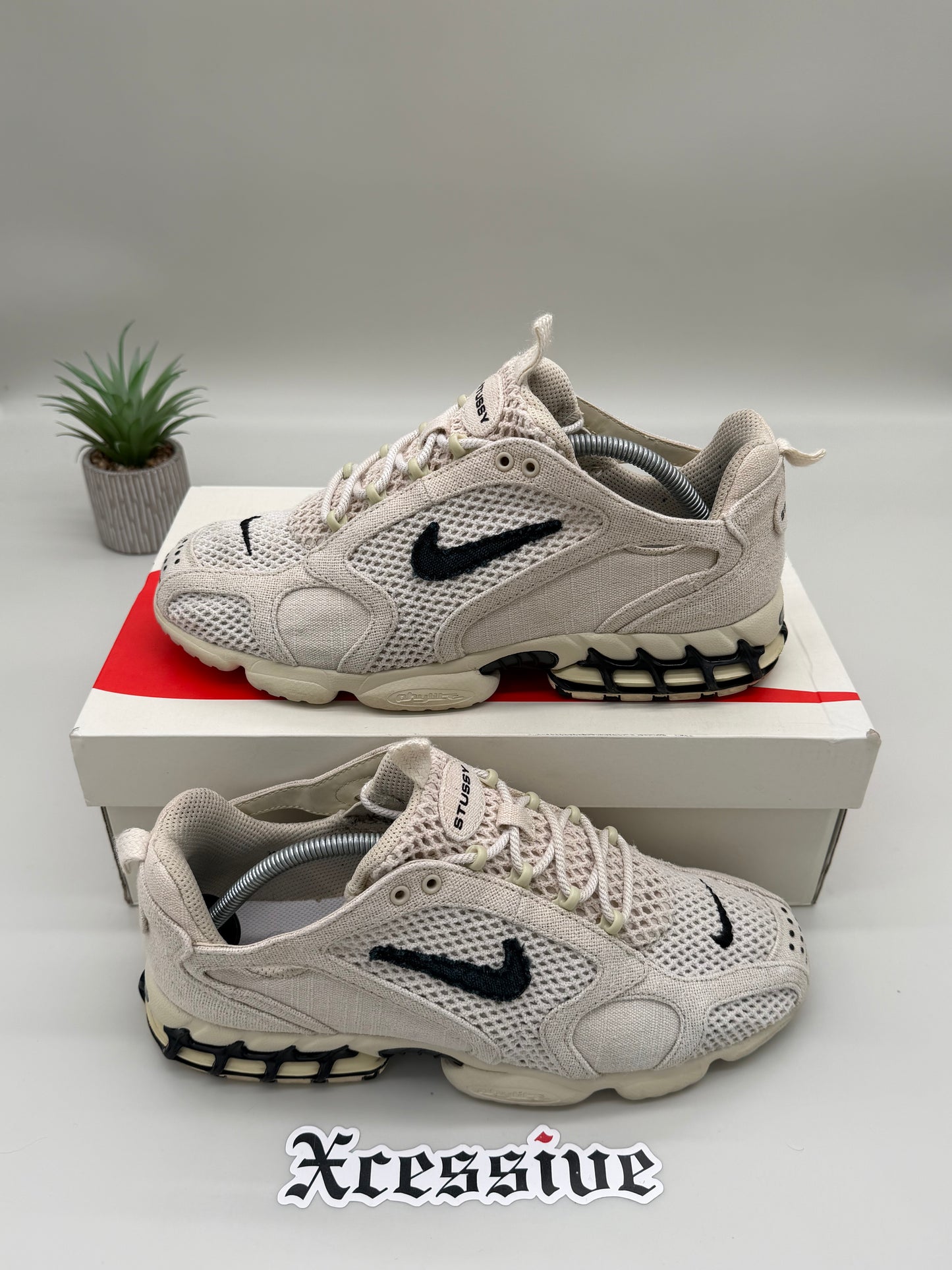 Nike Air Zoom Spiridon Cage 2 Stussy Fossil