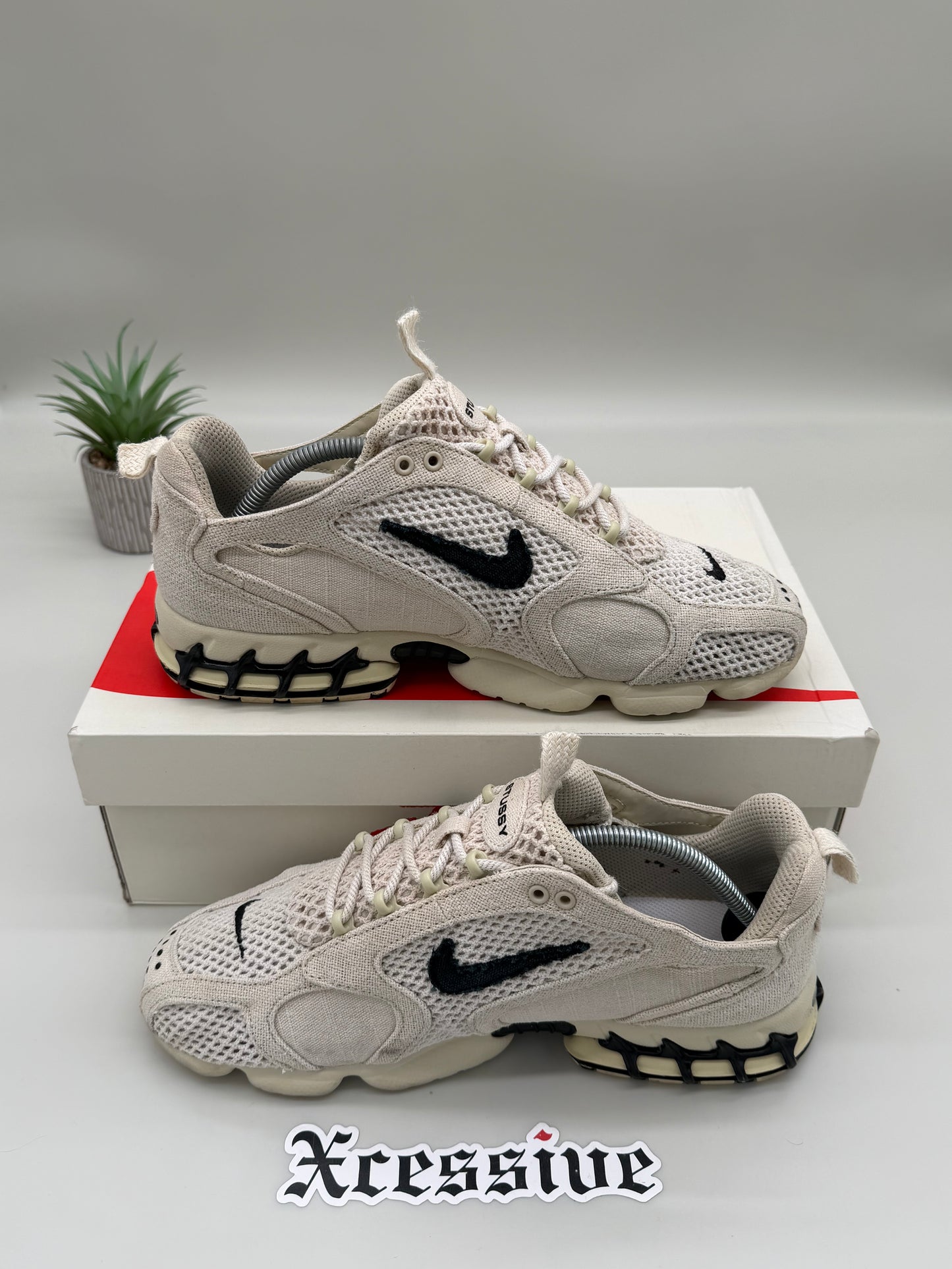 Nike Air Zoom Spiridon Cage 2 Stussy Fossil