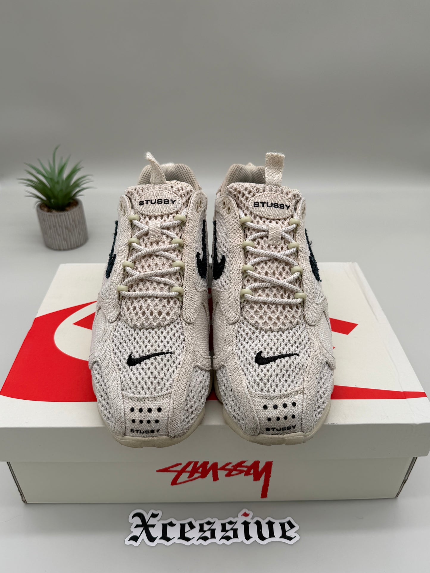 Nike Air Zoom Spiridon Cage 2 Stussy Fossil