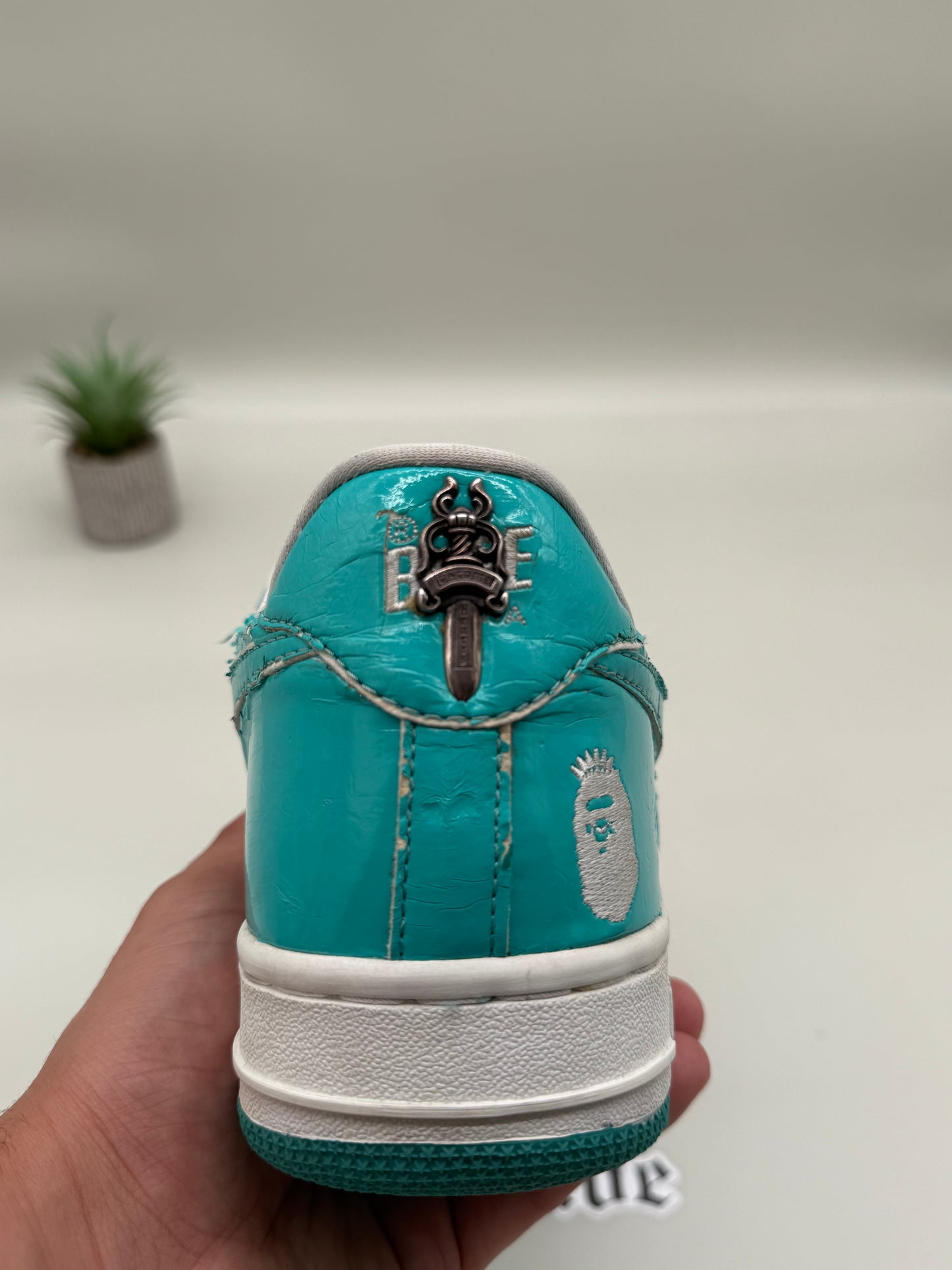A Bathing Ape Bapesta NYC Chrome Hearts