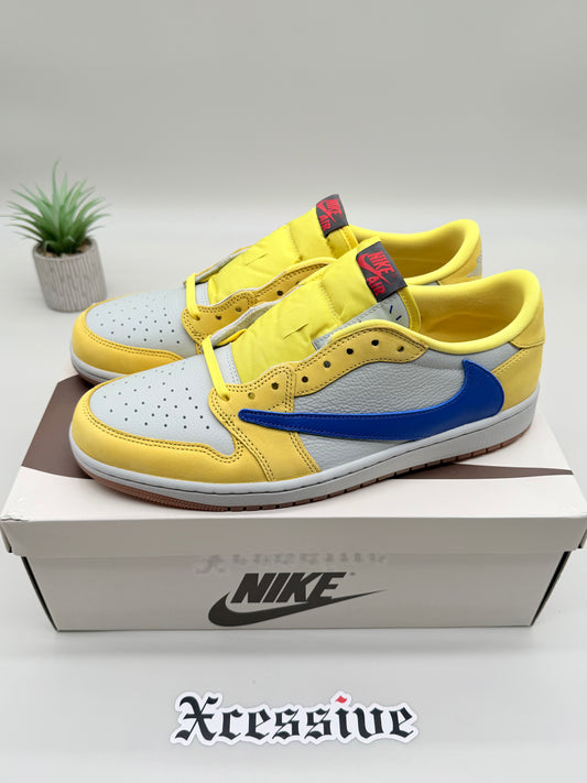 Jordan 1 Low Travis Scott Canary