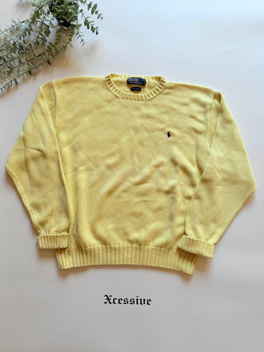 Vintage Polo Ralph Lauren Yellow Sweater