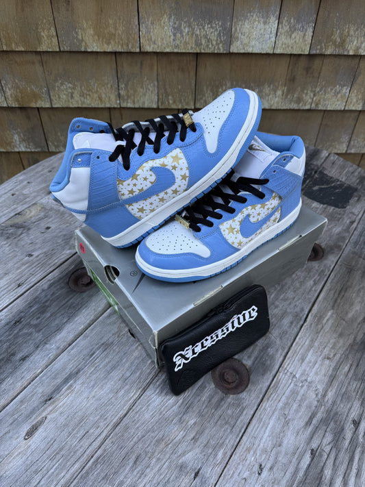 Nike SB Dunk High Supreme Blue Stars