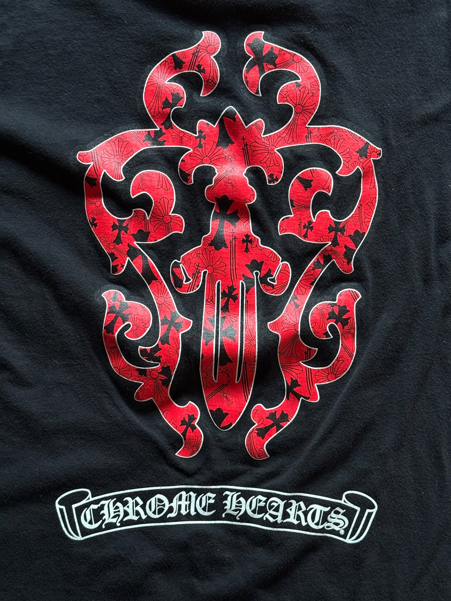 Chrome Hearts Red Dagger Tee