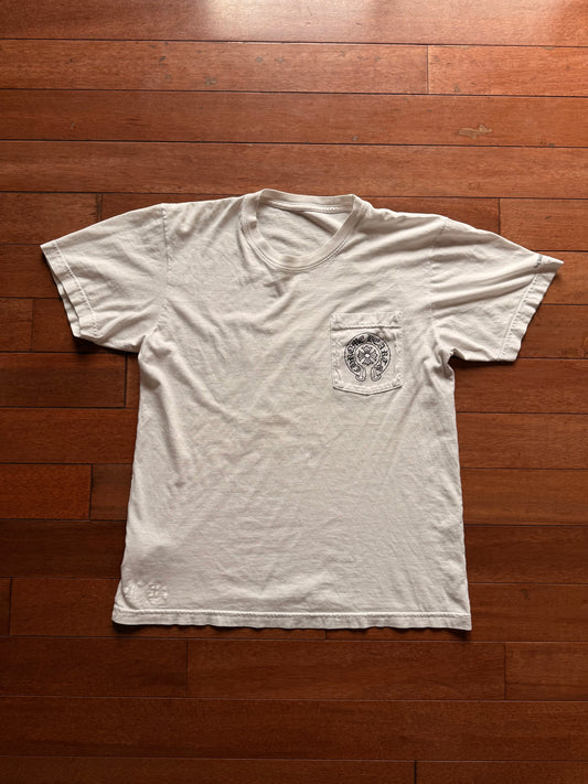 Chrome Hearts White Horseshoe Tee