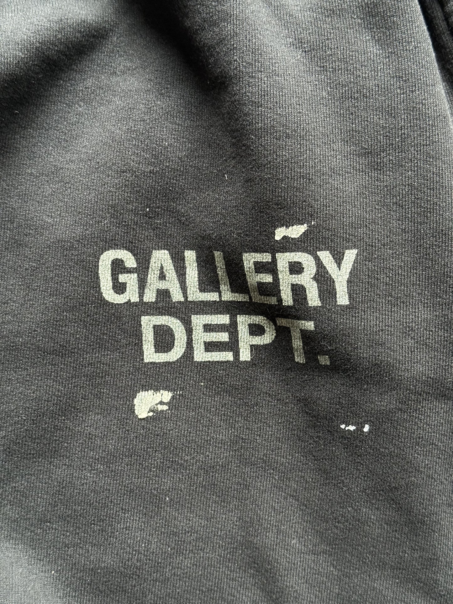 Gallery Dept. Painted Flare Sweat Pants Washed Black