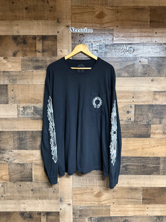 Chrome Hearts Horseshoe Floral Longsleeve