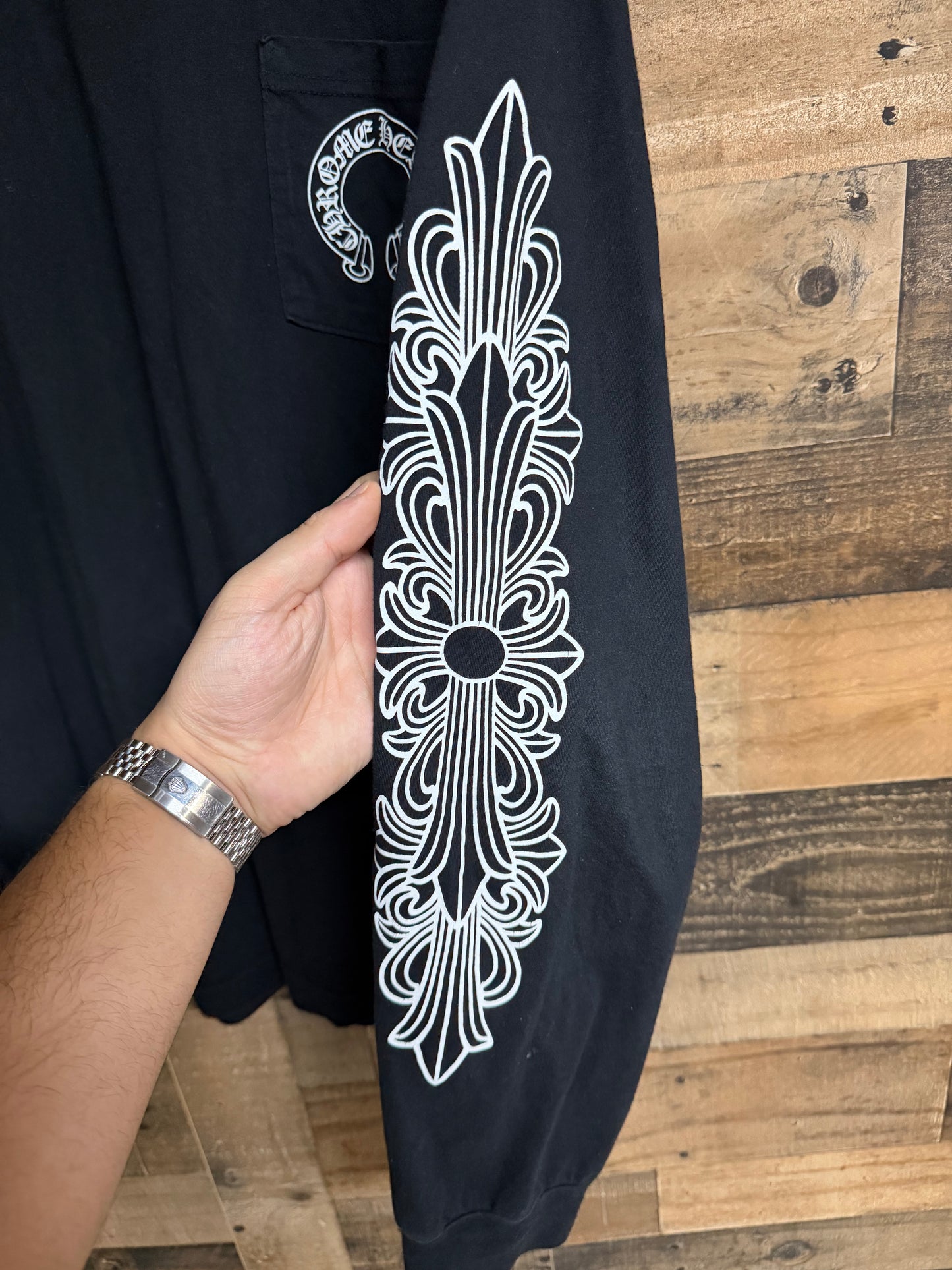 Chrome Hearts Horseshoe Floral Longsleeve