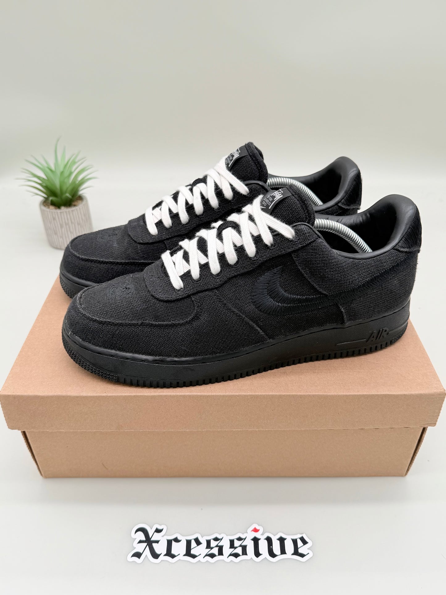 Nike Air Force 1 Stussy Black