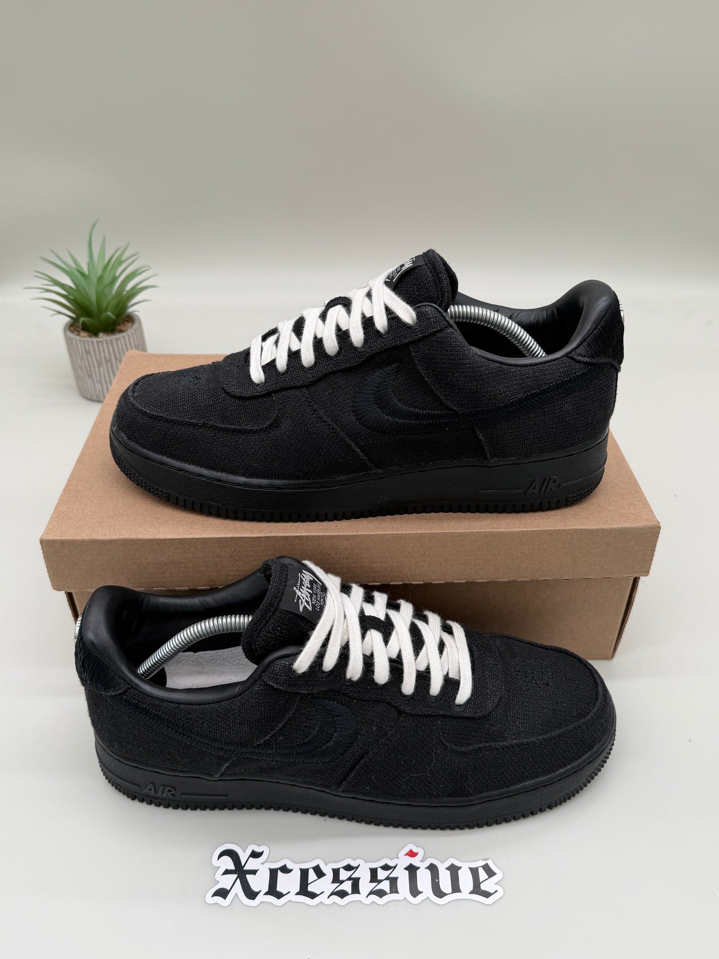 Nike Air Force 1 Stussy Black