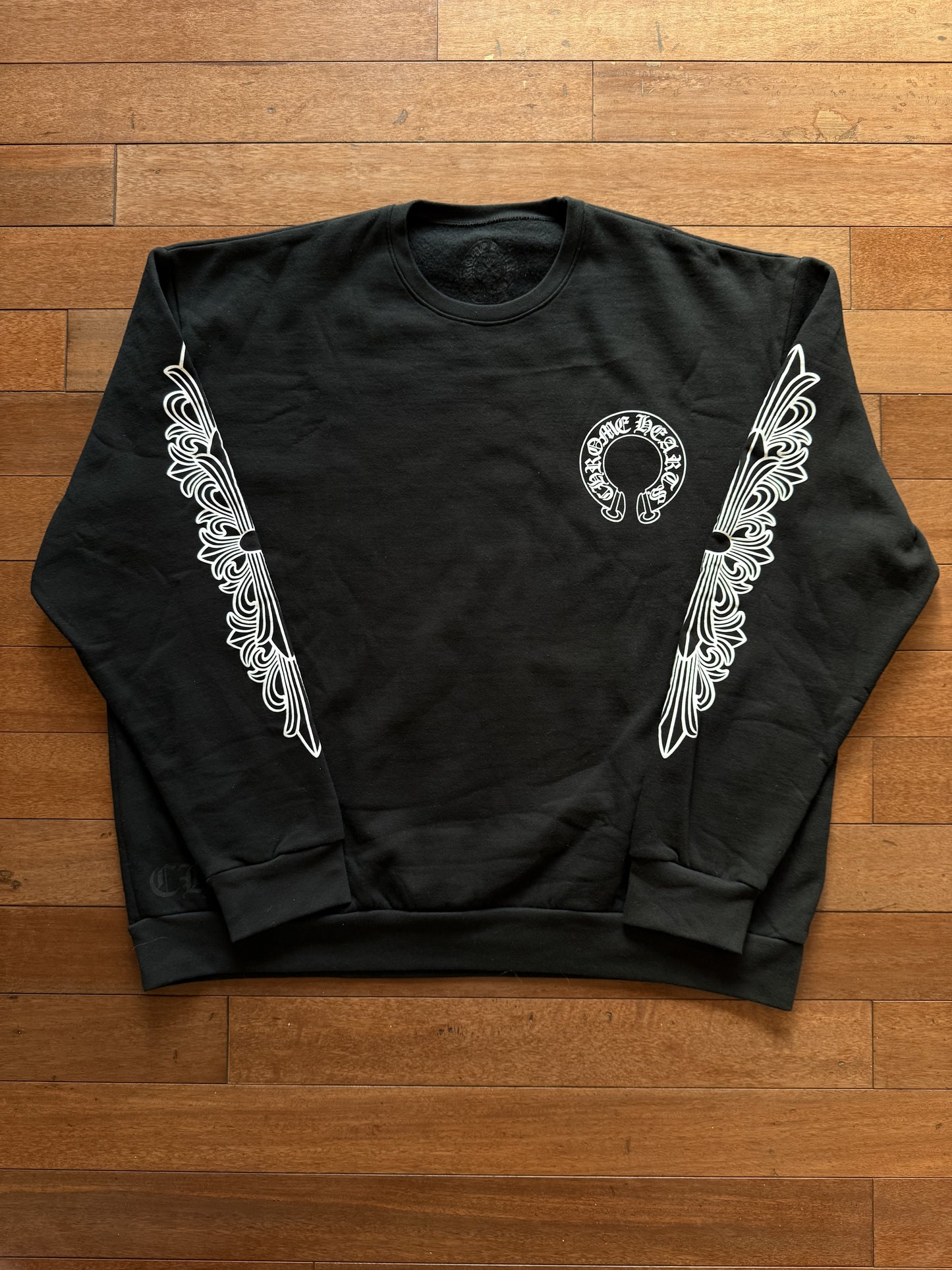 Chrome Hearts Floral Sleeve Crewneck