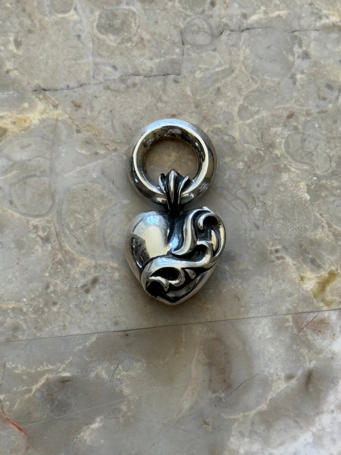 Chrome Hearts Heart Charm Pendant