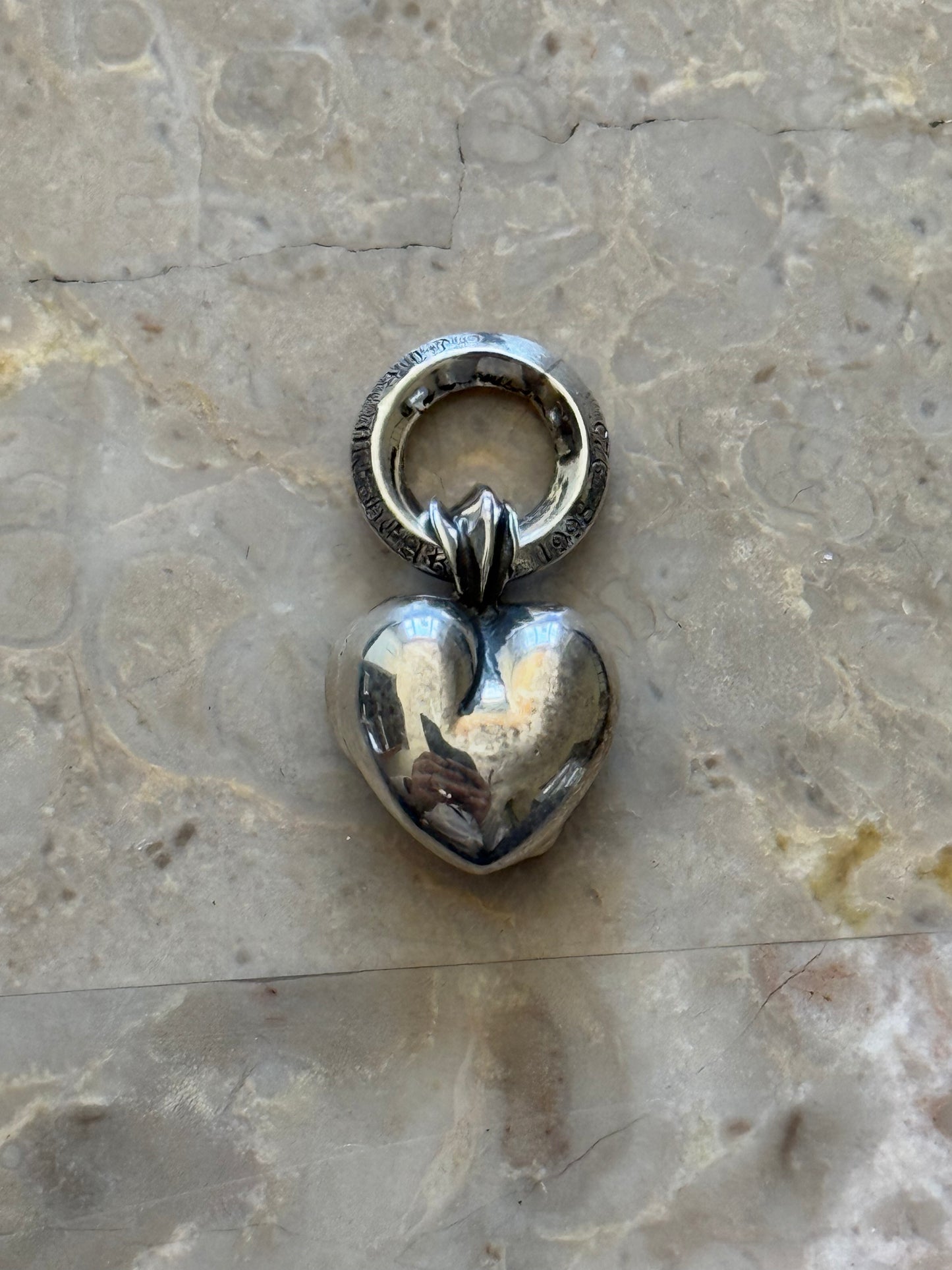 Chrome Hearts Heart Charm Pendant