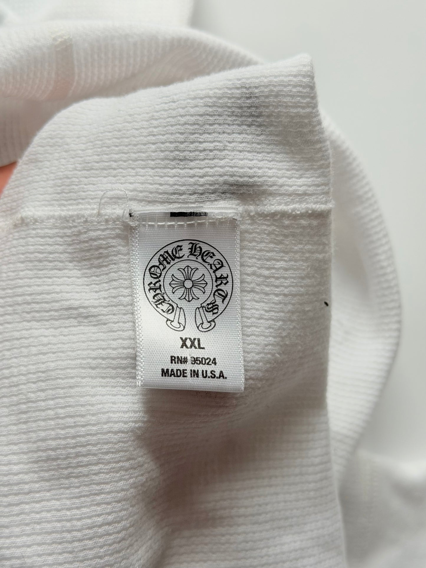 Chrome Hearts White Fleur Thermal