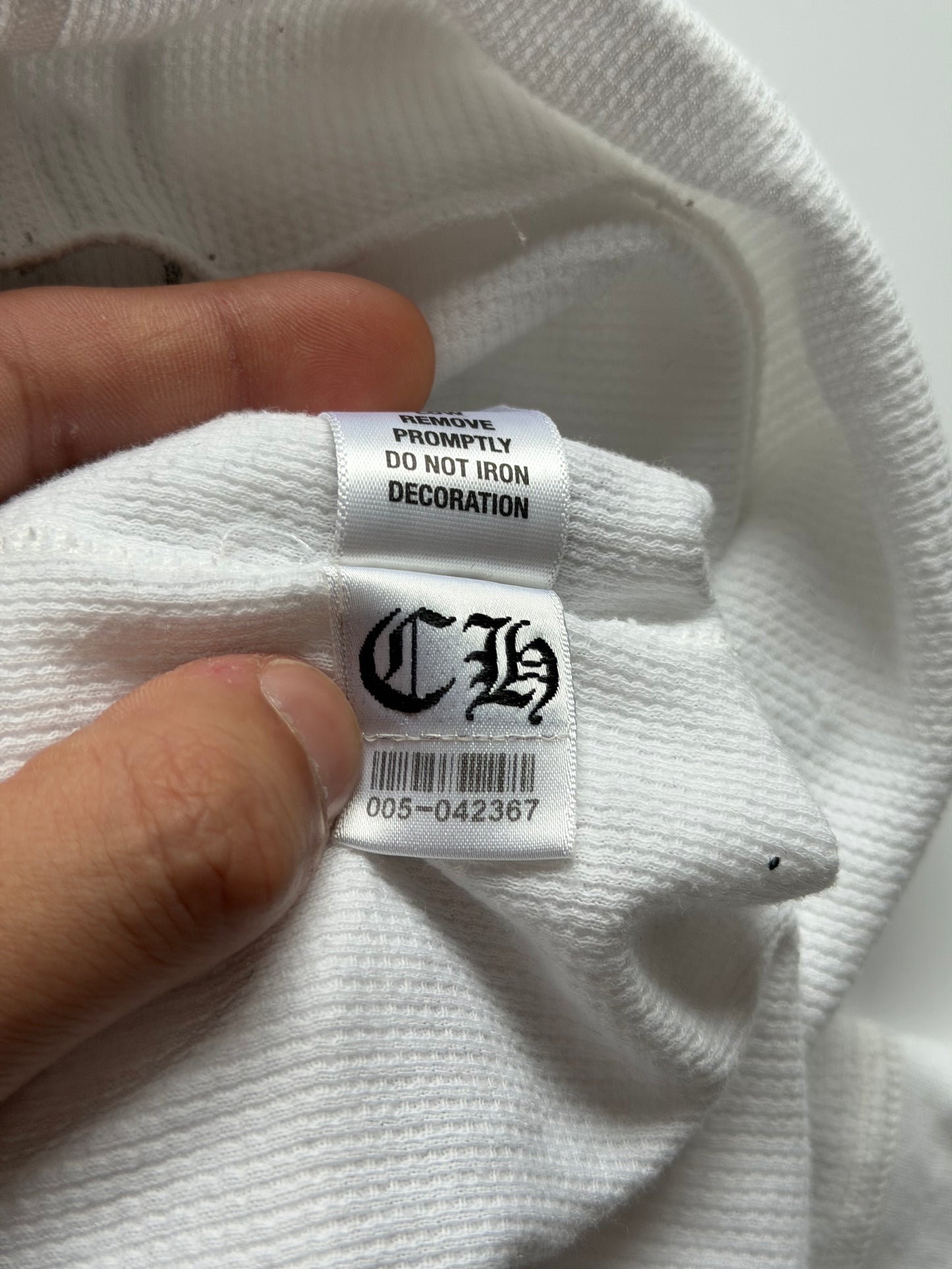 Chrome Hearts White Fleur Thermal