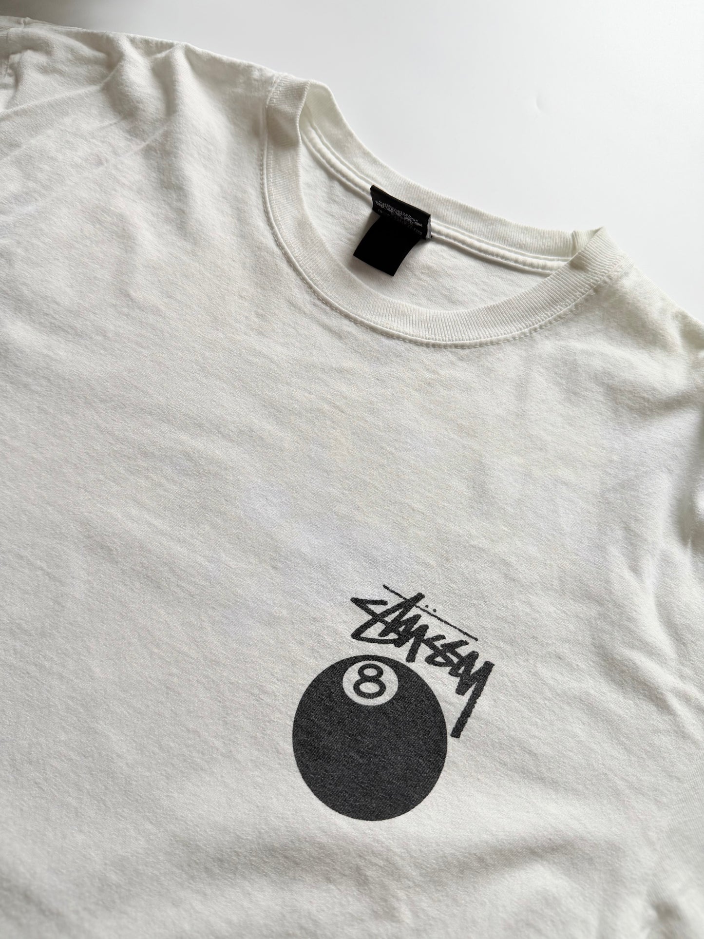 Stussy 8 Ball Tee White