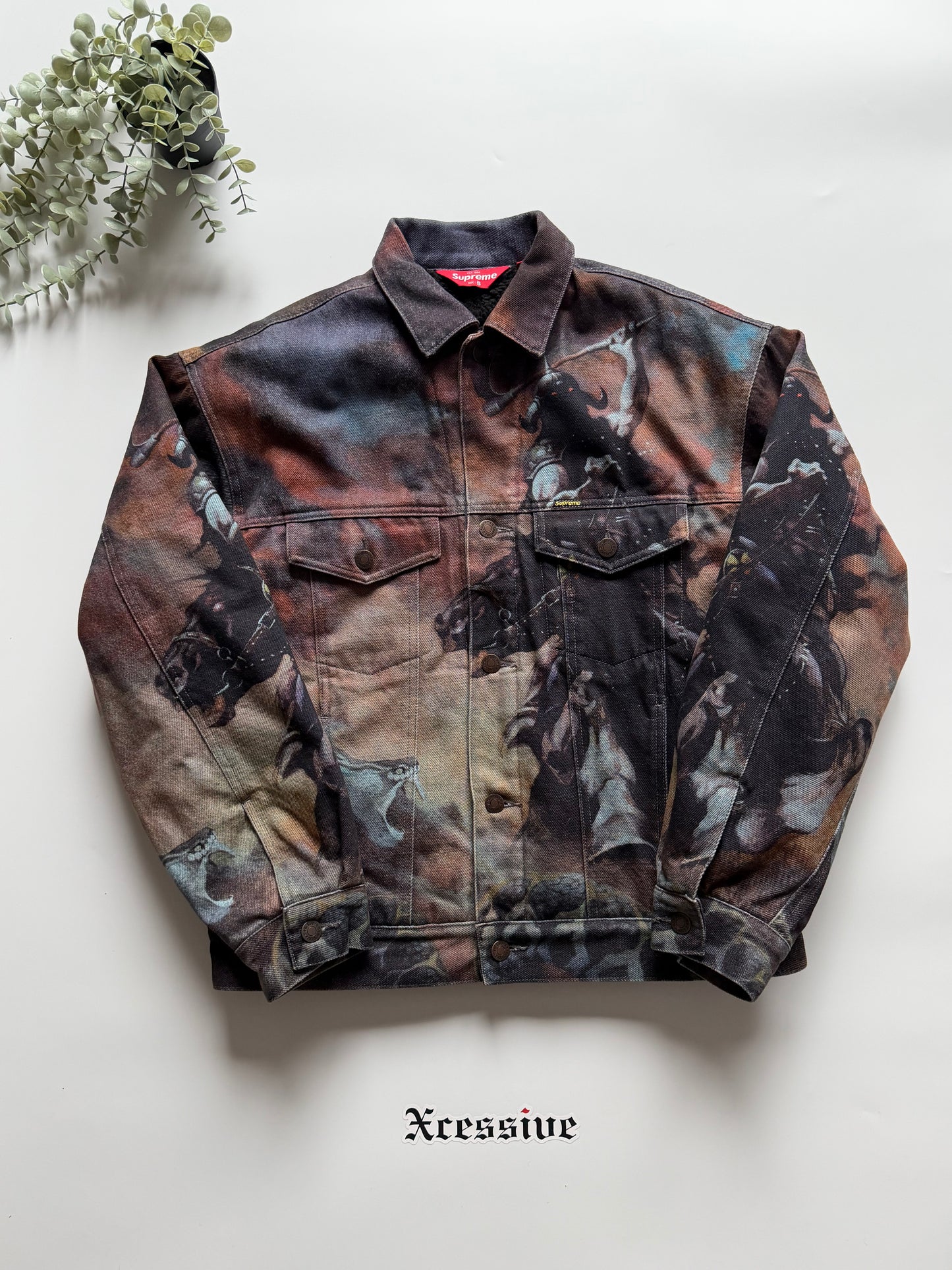 Supreme Frazetta Sherling Lined Trucker Jacket