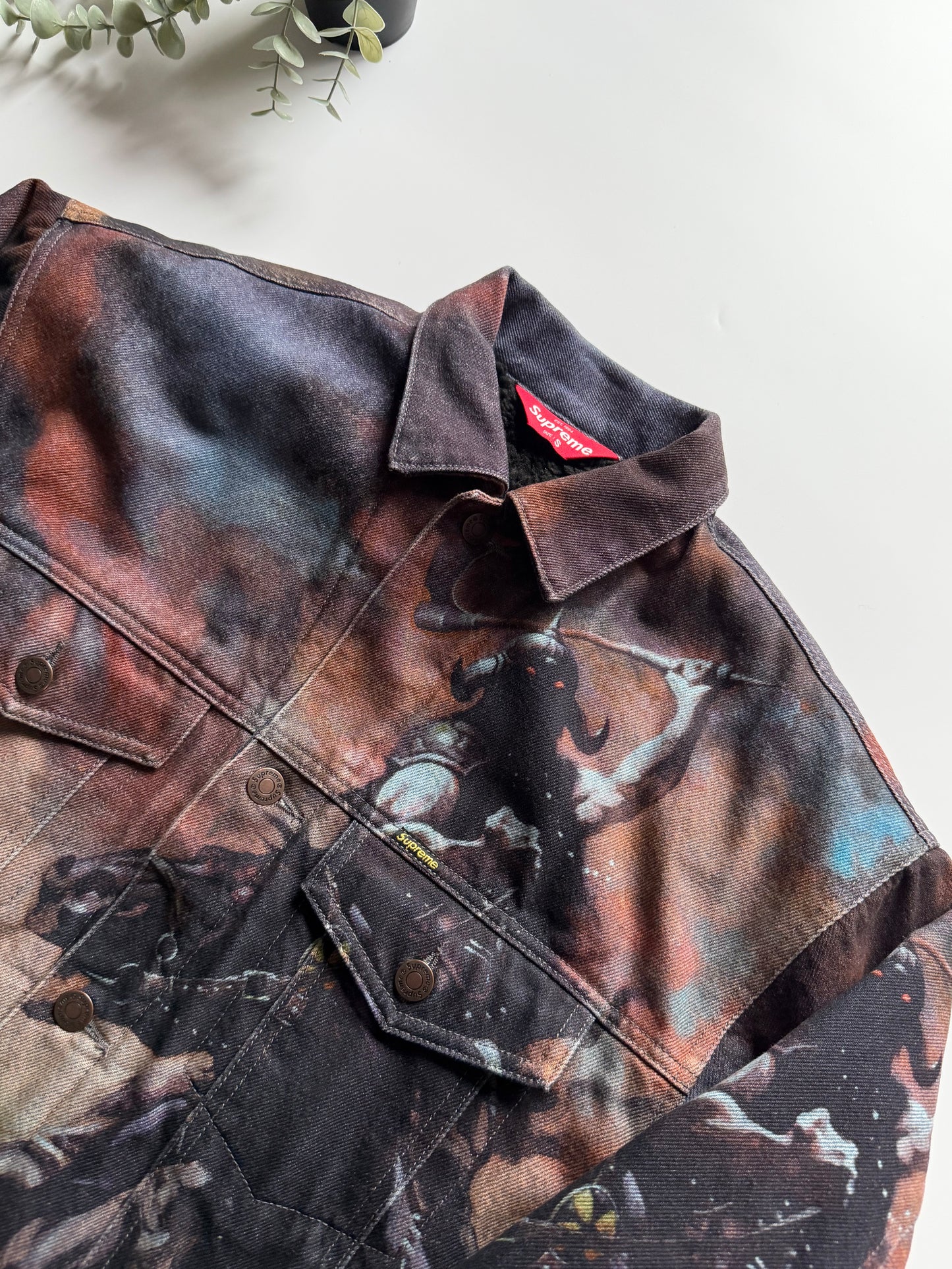 Supreme Frazetta Sherling Lined Trucker Jacket