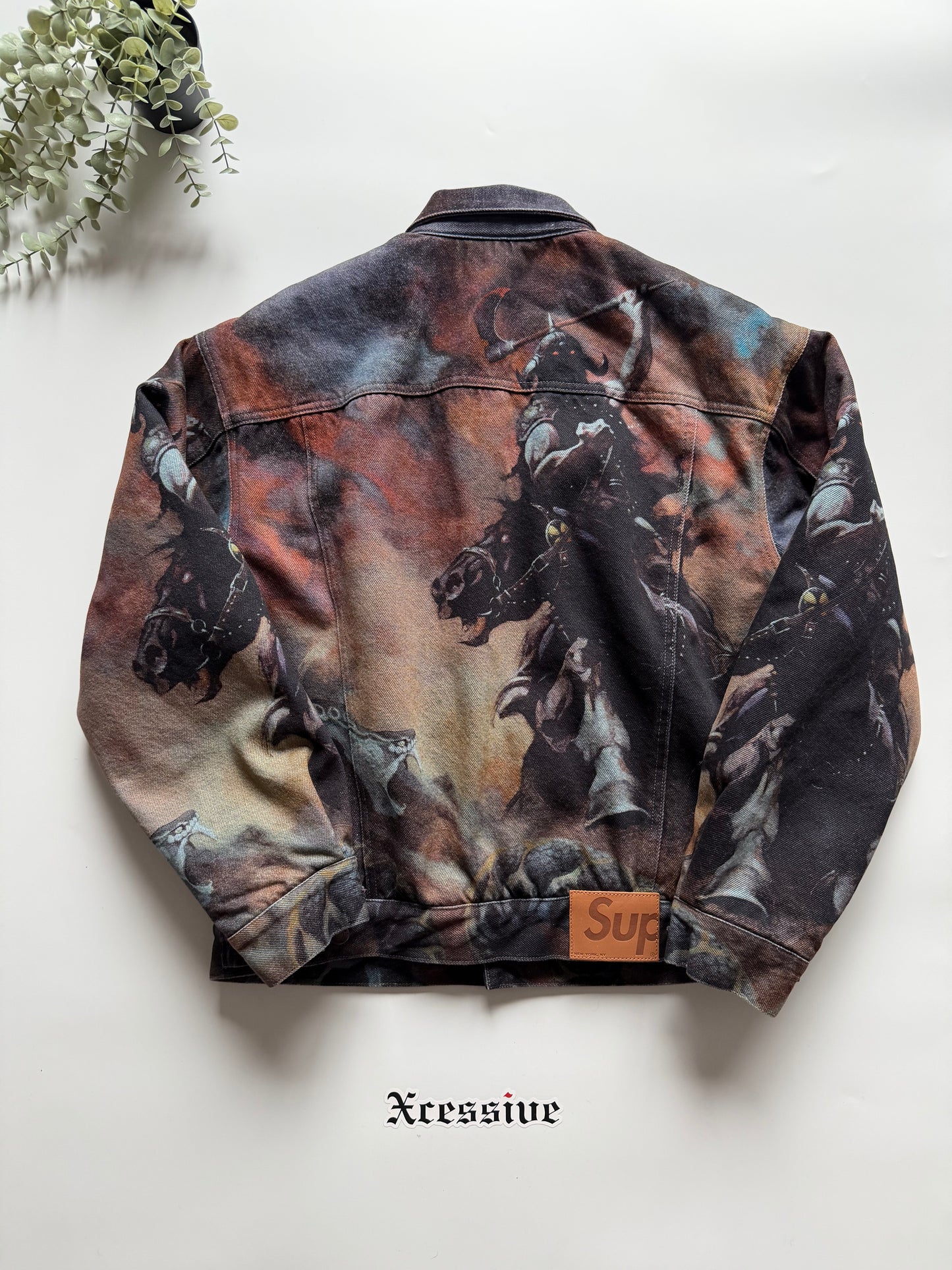 Supreme Frazetta Sherling Lined Trucker Jacket