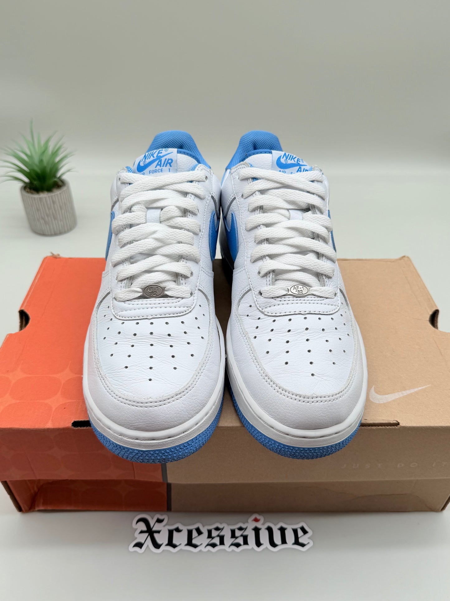 Nike Air Force 1 White Columbia Blue