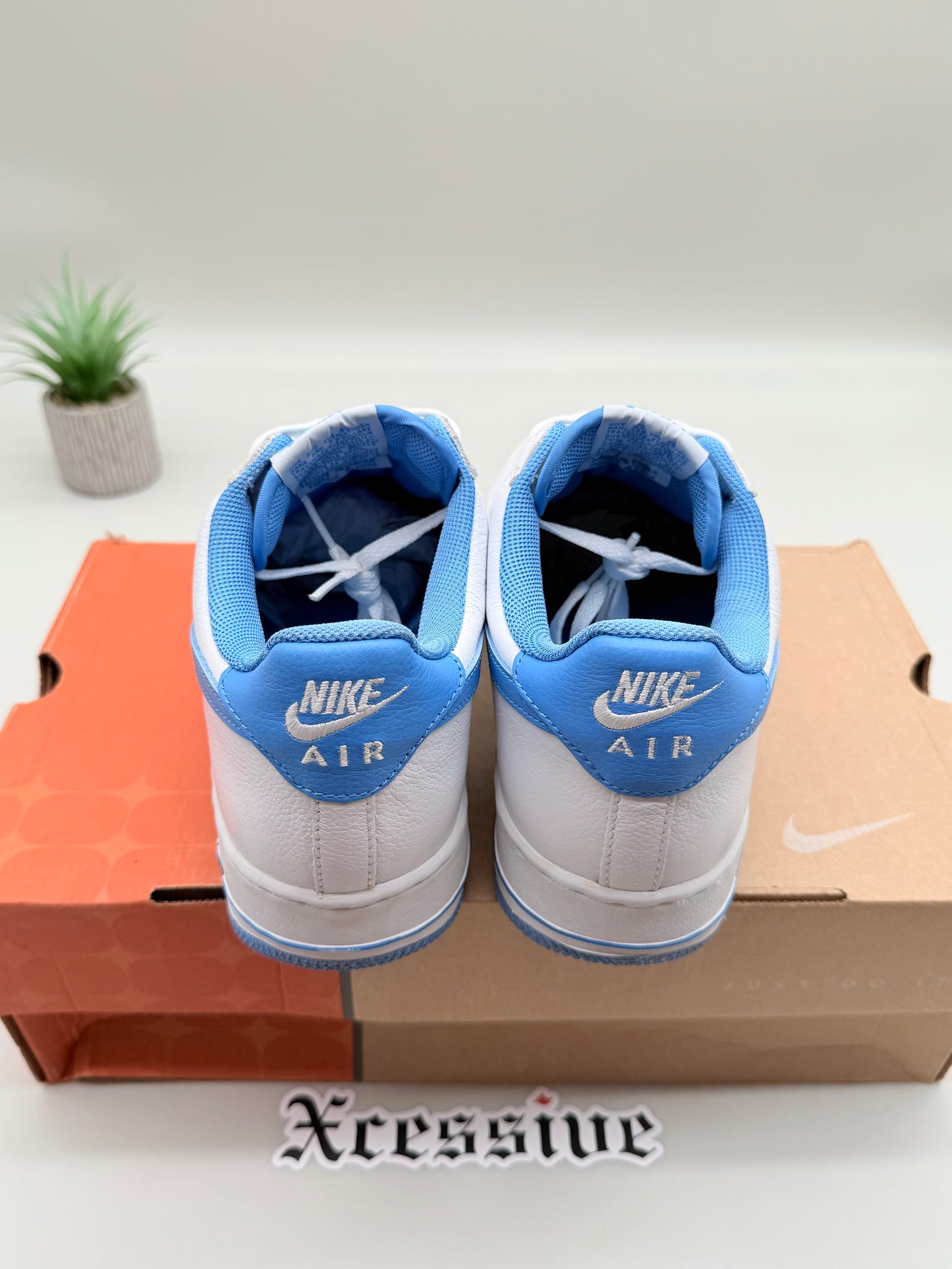 Nike Air Force 1 White Columbia Blue