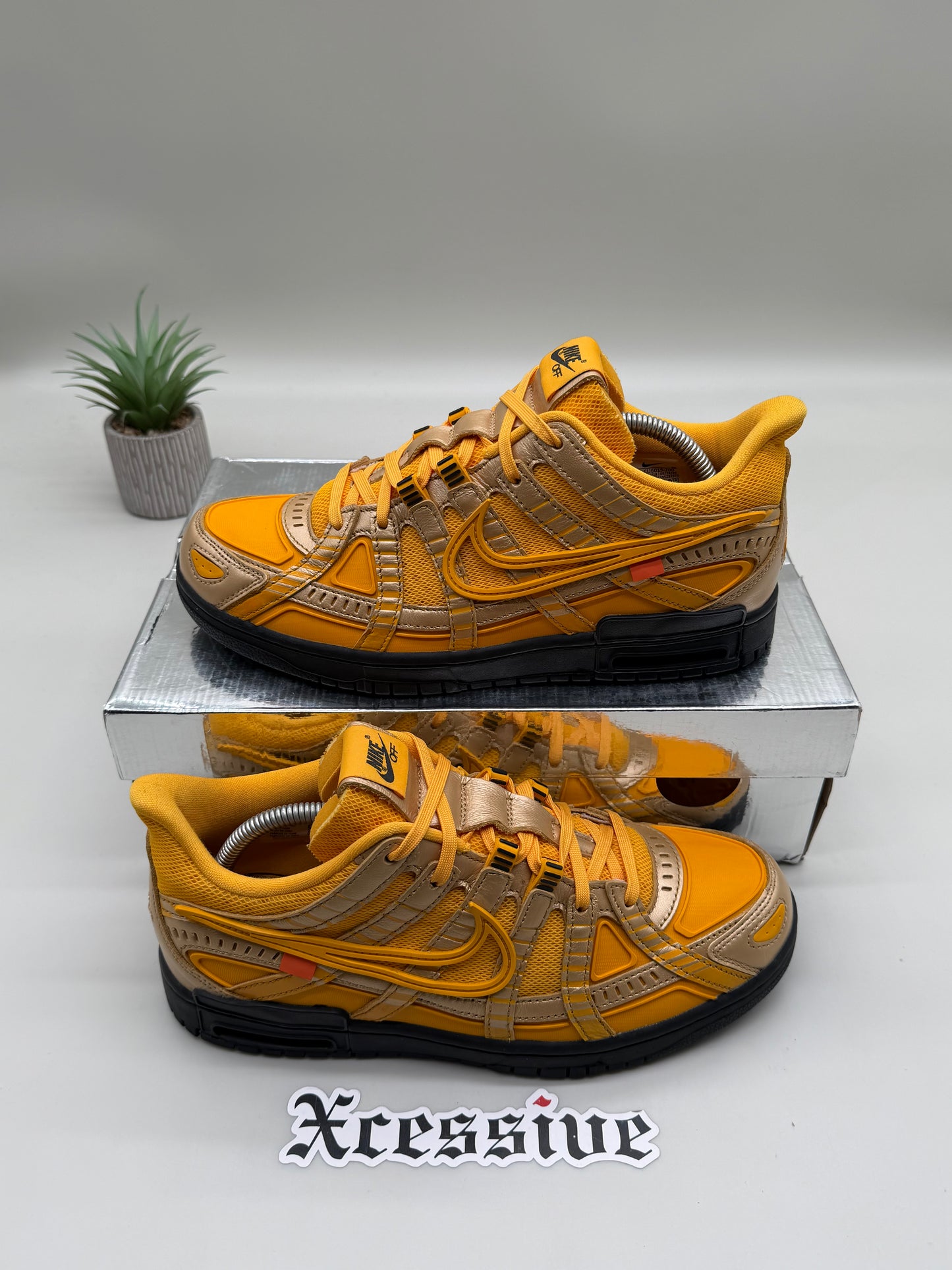 Off-White Nike Rubber Dunk University Gold