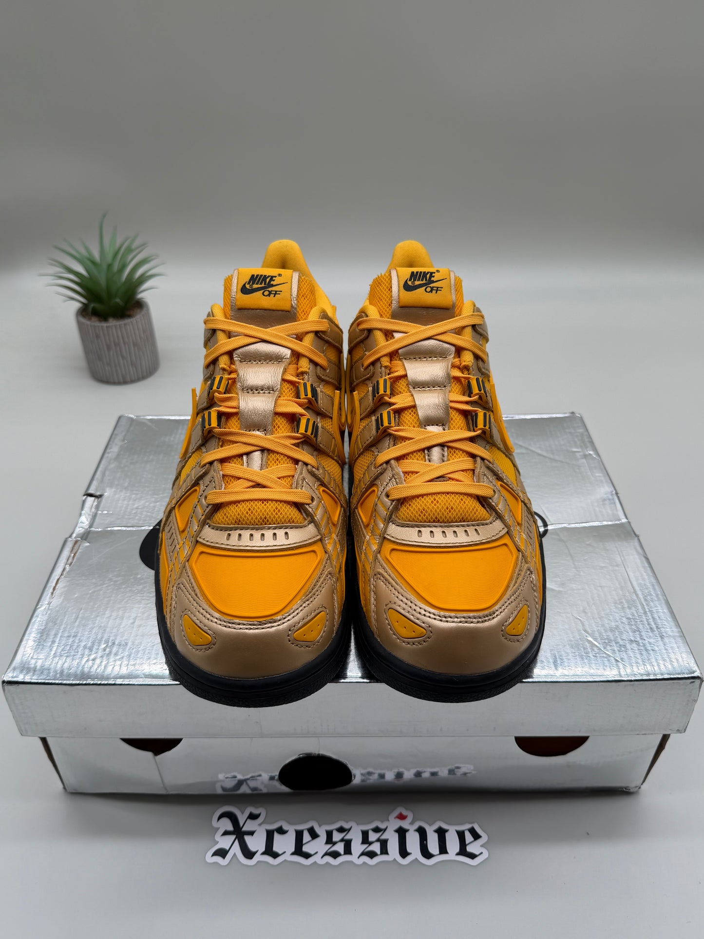 Off-White Nike Rubber Dunk University Gold