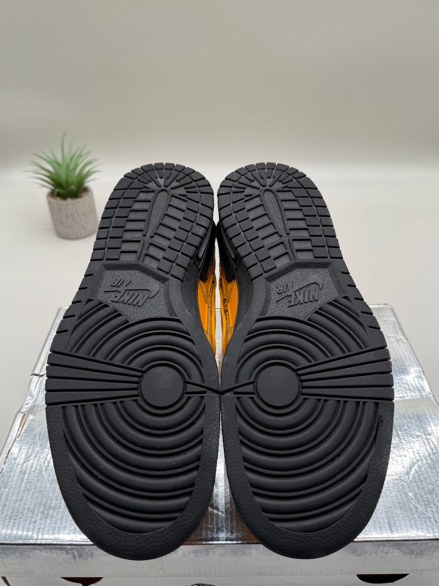 Off-White Nike Rubber Dunk University Gold