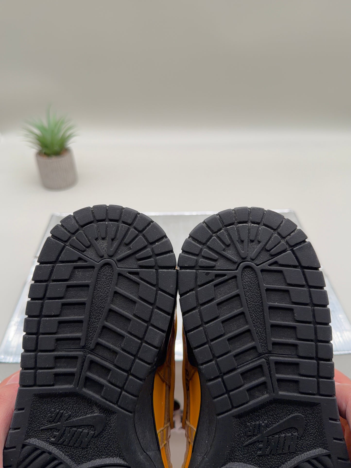 Off-White Nike Rubber Dunk University Gold