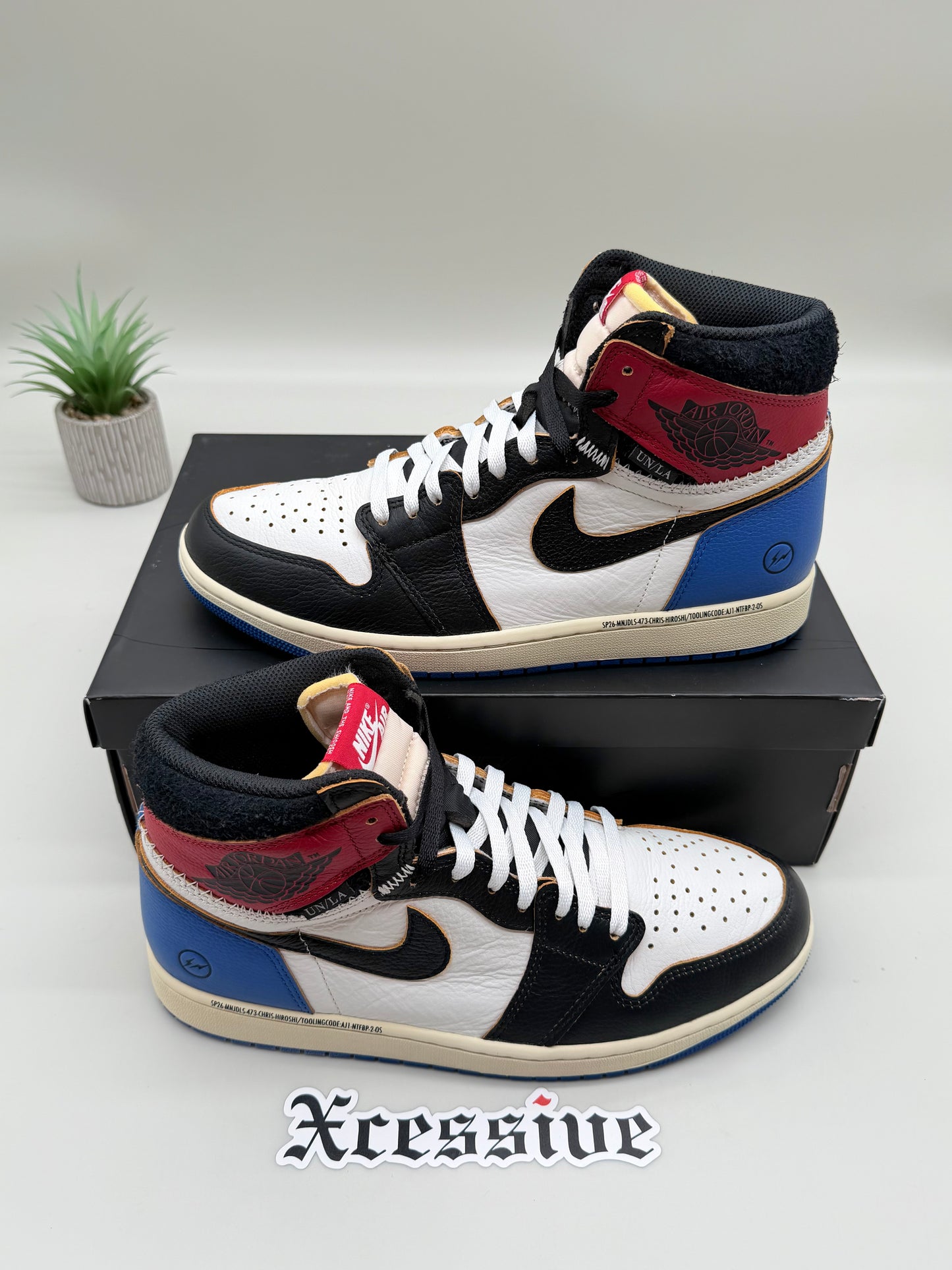 Jordan 1 Fragment x Union Varsity Red Sport Royal