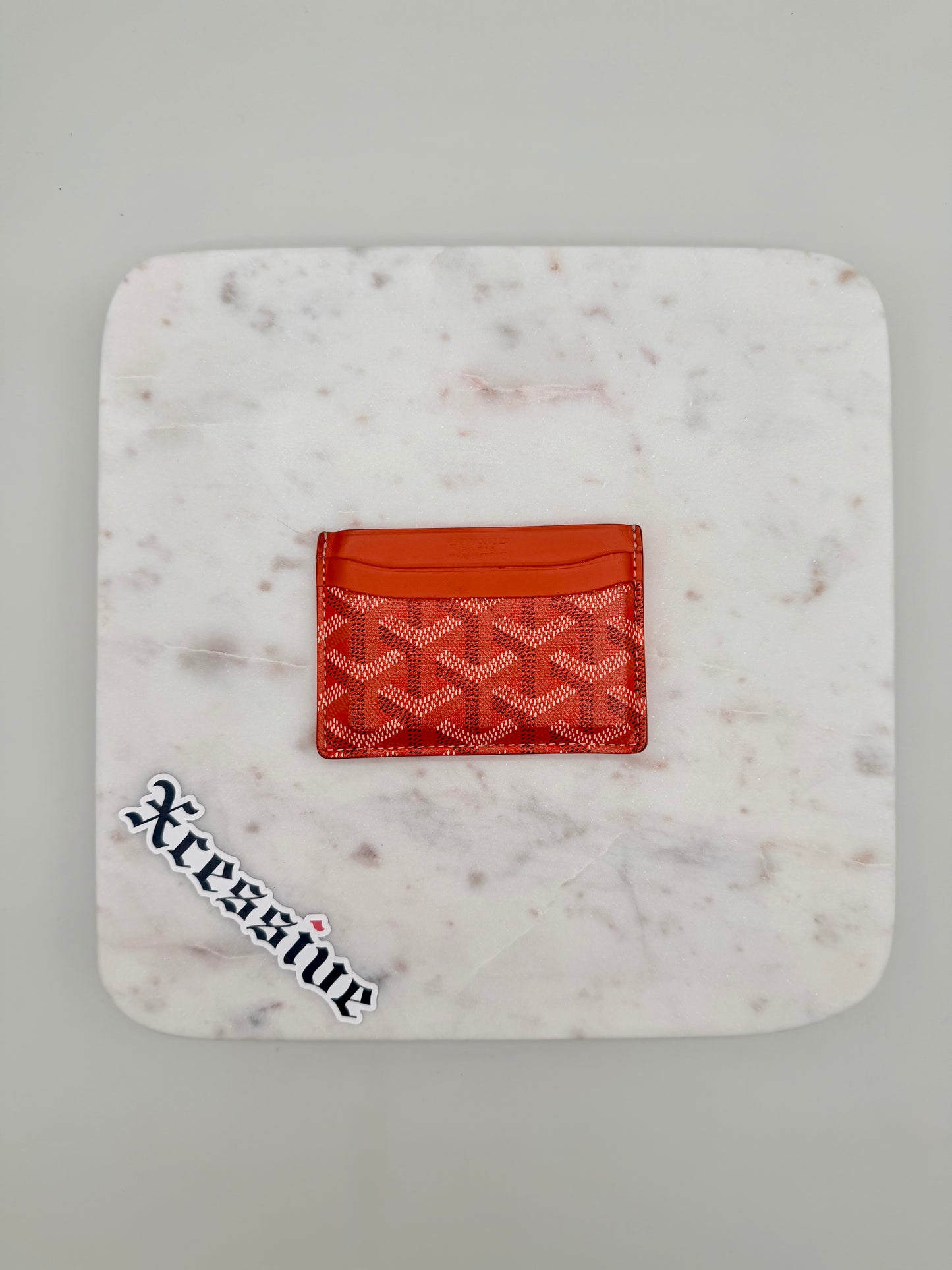 Goyard Saint Sulpice Orange Cardholder