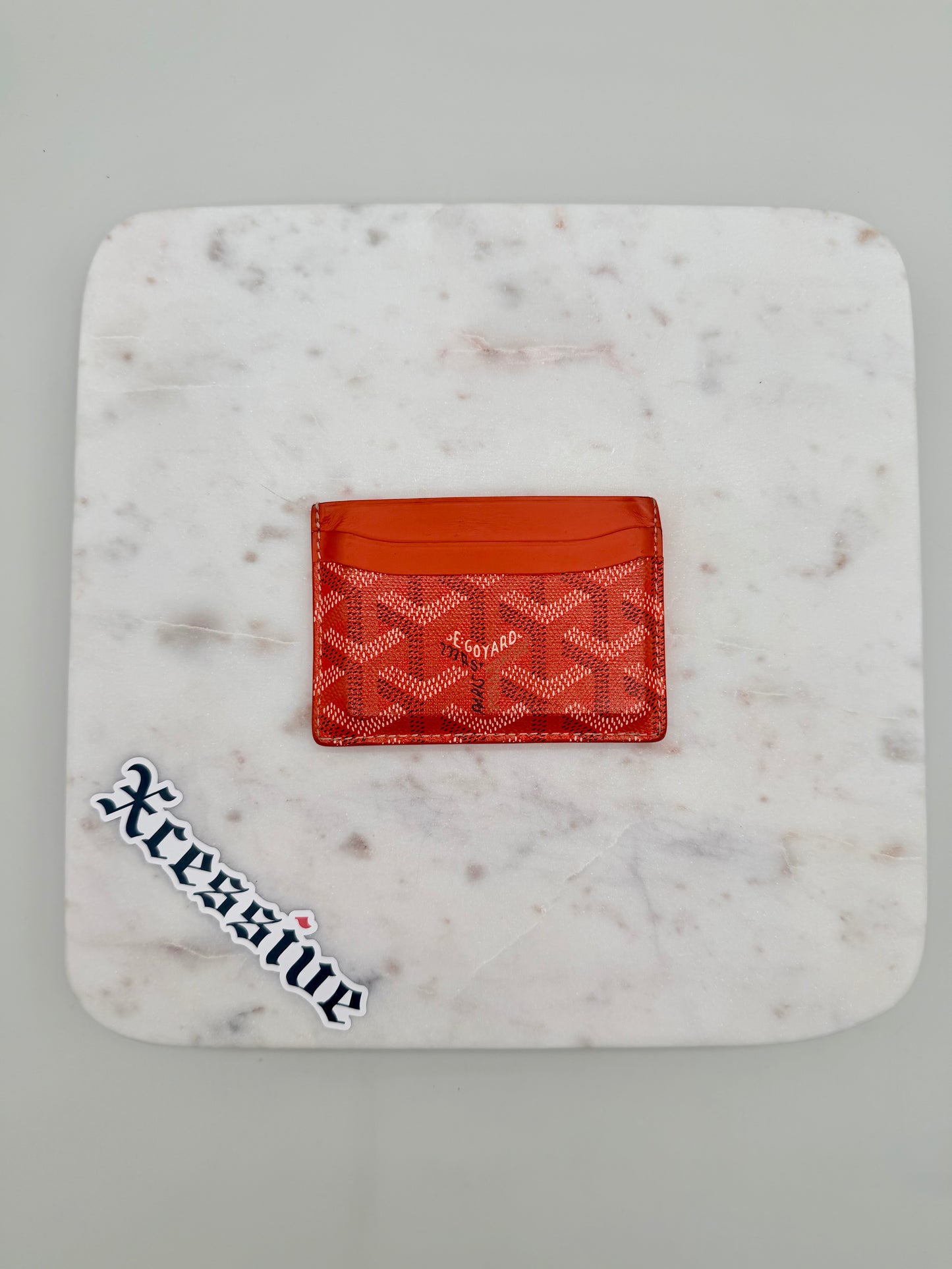Goyard Saint Sulpice Orange Cardholder