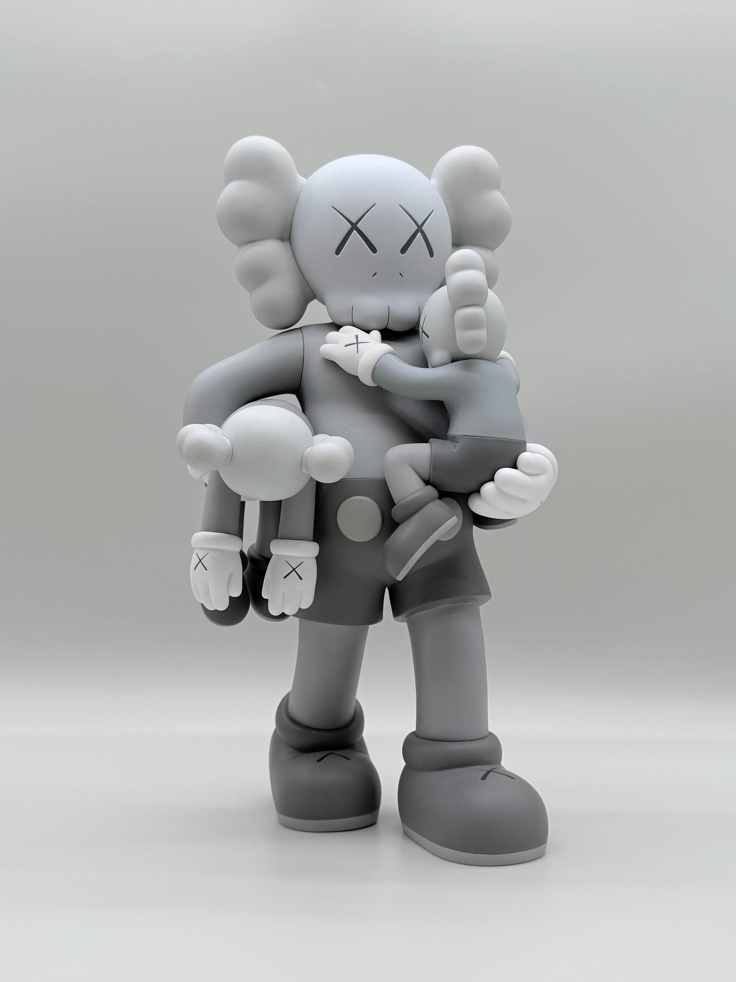 KAWS 'Clean Slate' Vinyl Figure Grey
